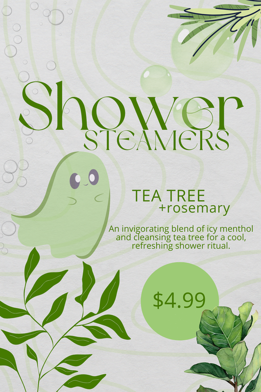 Tea Tree + Rosemary Ghost Shower Steamer ๐ฑ๐ป