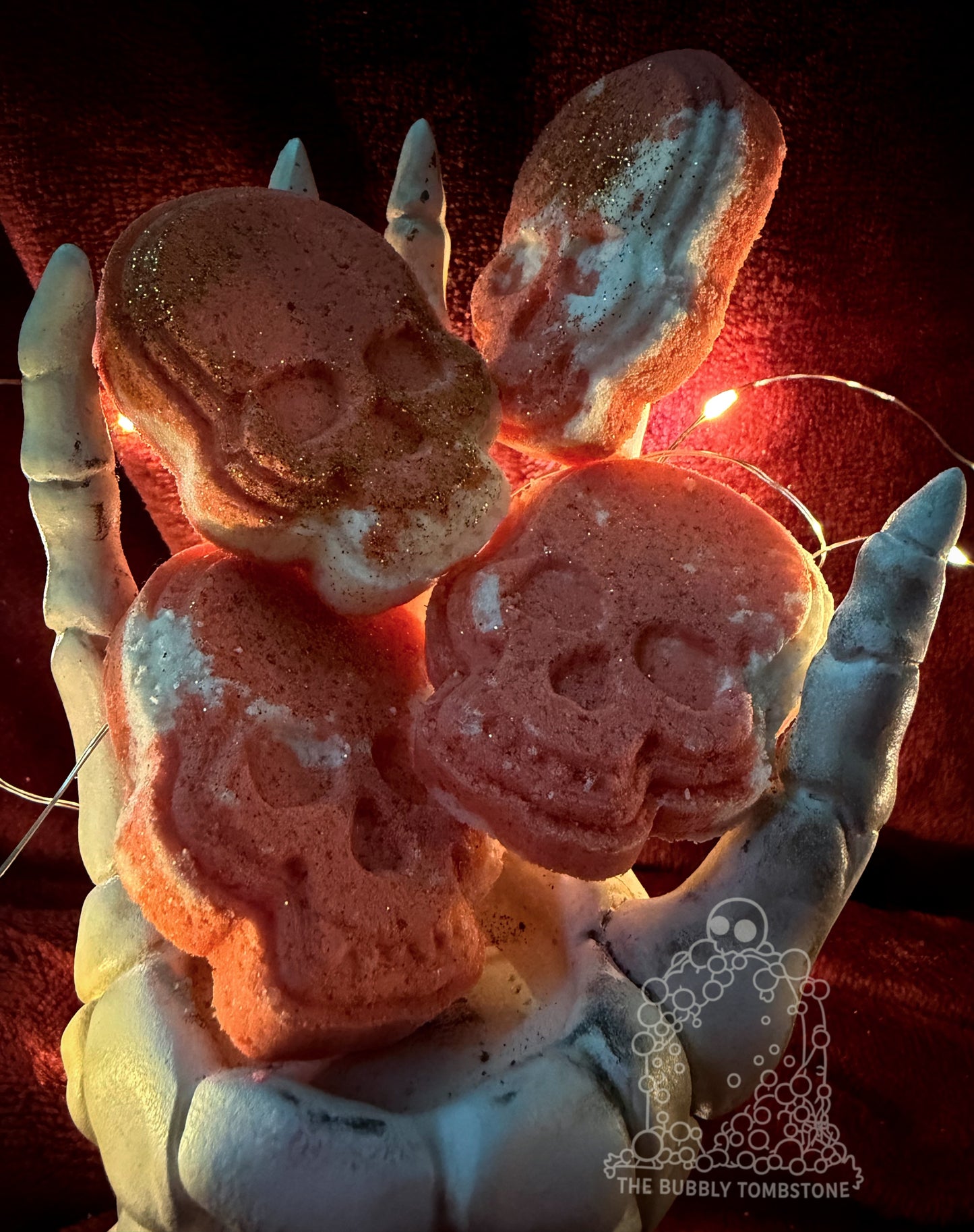 🔥💀Cinderbone Skulls | Epsom Salt Ritual Pack (Set of 4) Bath Bomb