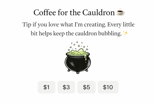 ☕️🖤Coffee for the Cauldron