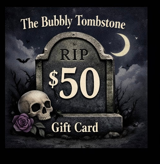 The Bubbly Tombstone Gift Card