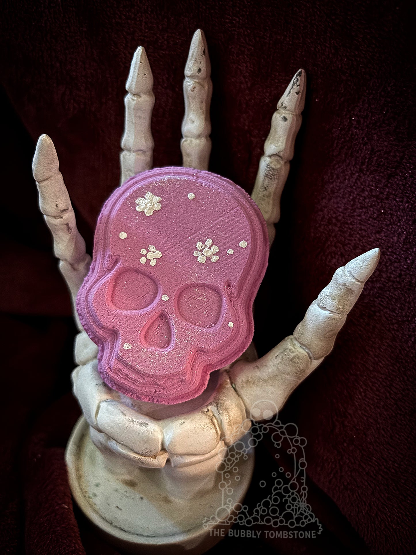 Lilac Skull Bath Bomb: Floral Spring Edition💀🌸