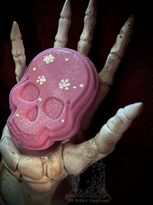 Lilac Skull Bath Bomb: Floral Spring Edition💀🌸